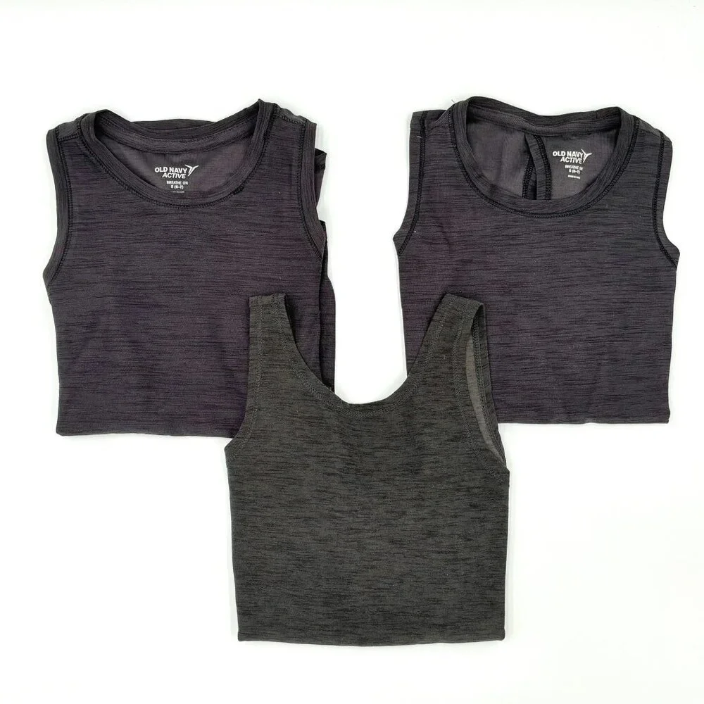EUC Old Navy Active Girls Tank Top Bundle